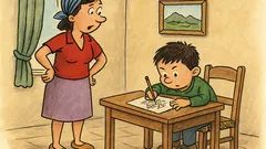 Vic: Mali Haso čečka po papirju