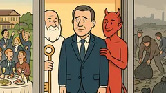 Vic: Političar pride pred Svetega Petra