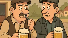 Vic: Mujo in Haso pijeta na klopi