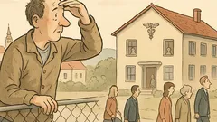 Vic: Nor z ograje vpraša mimoidoče