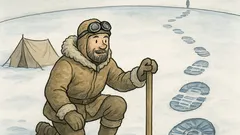 Vic: Amundsen je bil na Južnem polu...