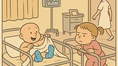 Vic: V porodnišnici se pogovarjata novorojenčka