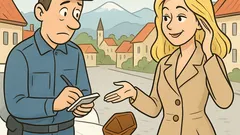 Vic: Prometni policist ustavi blondinko na cesti