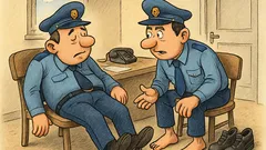 Vic: Dva policista sta hodila po ulici