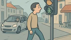 Vic: Ko prečkaš cesto, glej avtomobile