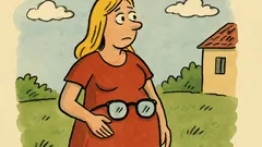 Vic: Zakaj plavolaska nosi očala na trebuhu?