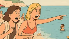 Vic: Na polni plaži mama kriči: Darko!