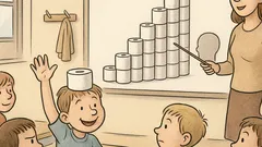 Vic: Učiteljica vpraša: 20 kg na glavo?