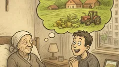 Vic: Babi na smrtni postelji šepne…