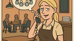 Vic: Svetlolaska in naročilo mize za osem