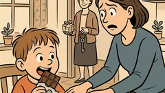 Vic: Mali Ivica dobi čokolado, mama panična