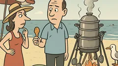 Vic: Mujo vpraša Fato na plaži…