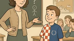 Vic: Učiteljica vpraša Duja, za koga navija?