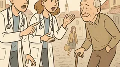 Vic: Dva študenta medicine hodita po ulici…