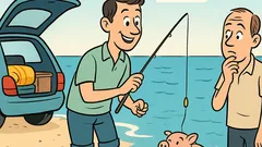 Vic: Mujo pride na morje z odojkom