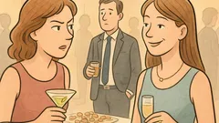 Vic: Na koktajl zabavi ena ženska vpraša