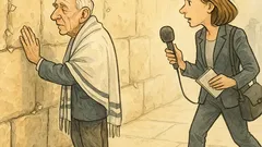 Vic: CNN-ova novinarka obišče molivca pri zidu