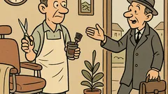 Vic: Duško Lokin pride k frizerju