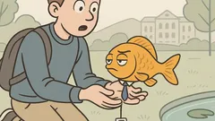 Vic: Študent ujame zlato ribico