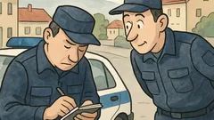 Vic: Policist piše, kolega: »Ste levičar?«