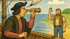 Vic: Ko Kolumb zagleda ameriško obalo