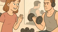 Vic: Dekle pride v telovadnico k mladenču…