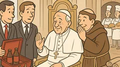 Vic: Prišli so predstavniki Coca-Cole k papežu